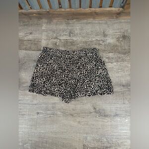 Leopard Print Shorts